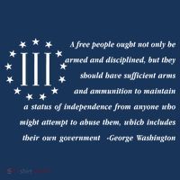 Patriot George Washington American Flag Quote Baby Bodysuit thumb 2