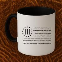 Patriot George Washington Flag Quote Coffee Mug thumb 2
