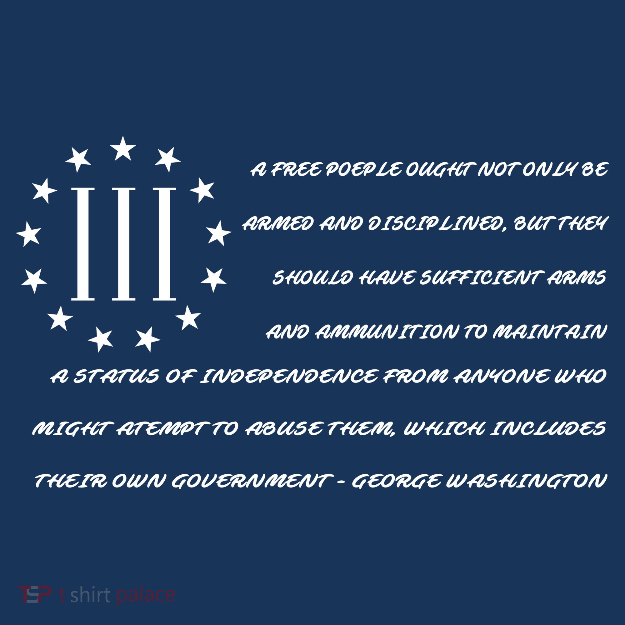 Patriot George Washington Flag Quote Women's Sweatshirt
