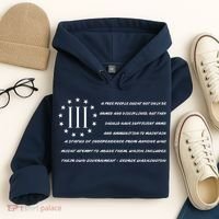 Patriot George Washington Flag Quote Hoodie thumb 4