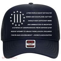 Patriot George Washington Flag Quote Hat thumb 0