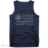 Patriot George Washington Flag Quote Tank Top thumb 0