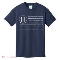 Patriot George Washington Flag Quote Kids T-Shirt thumb 0