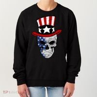 Patriot Skull Women's Sweatshirt thumb 0