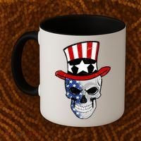 Patriot Skull Coffee Mug thumb 2