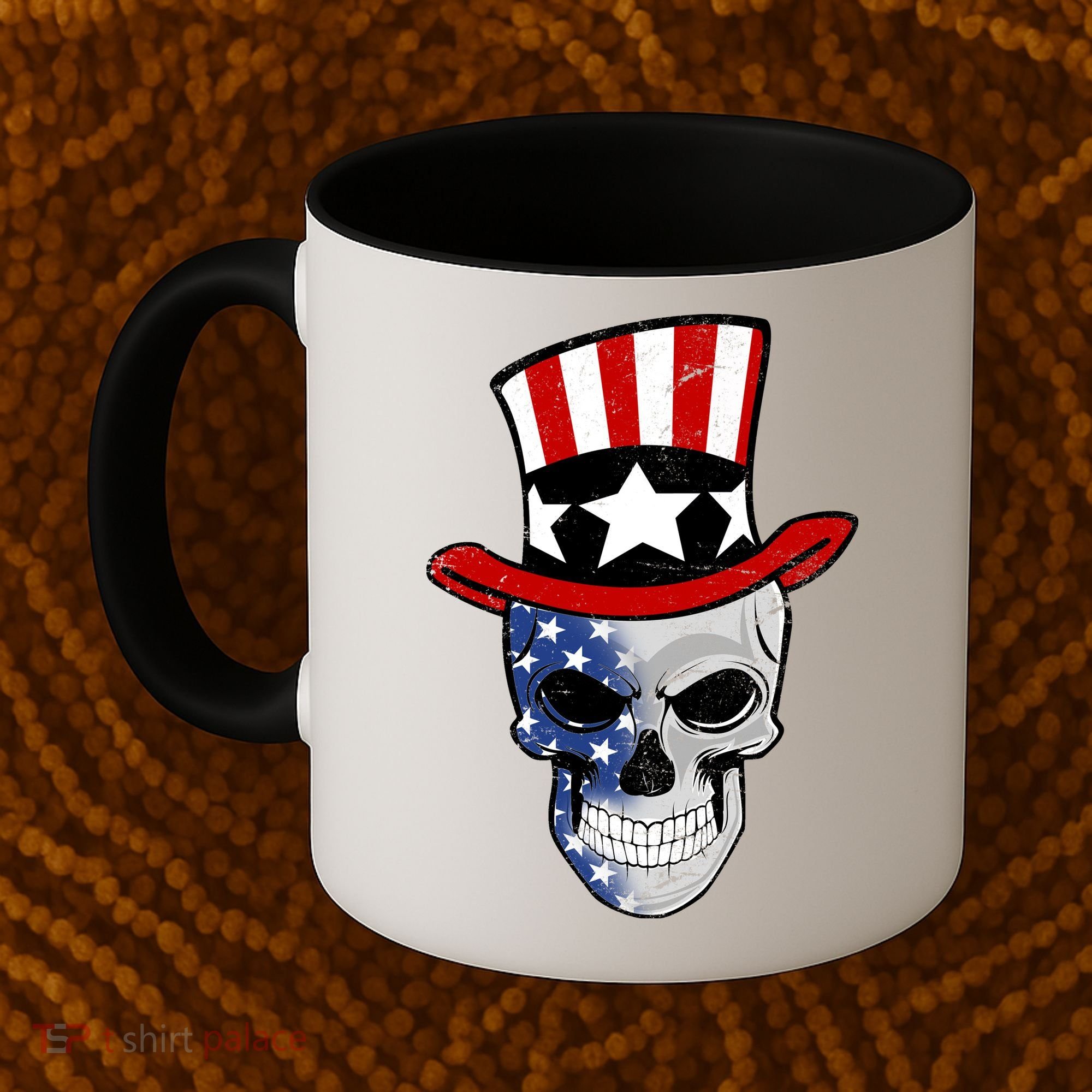 Patriot Skull Coffee Mug