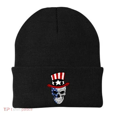 Patriot Skull Beanie