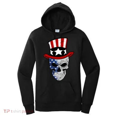 Patriot Skull Women's Hoodie
