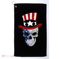 Patriot Skull Golf Towel thumb 0