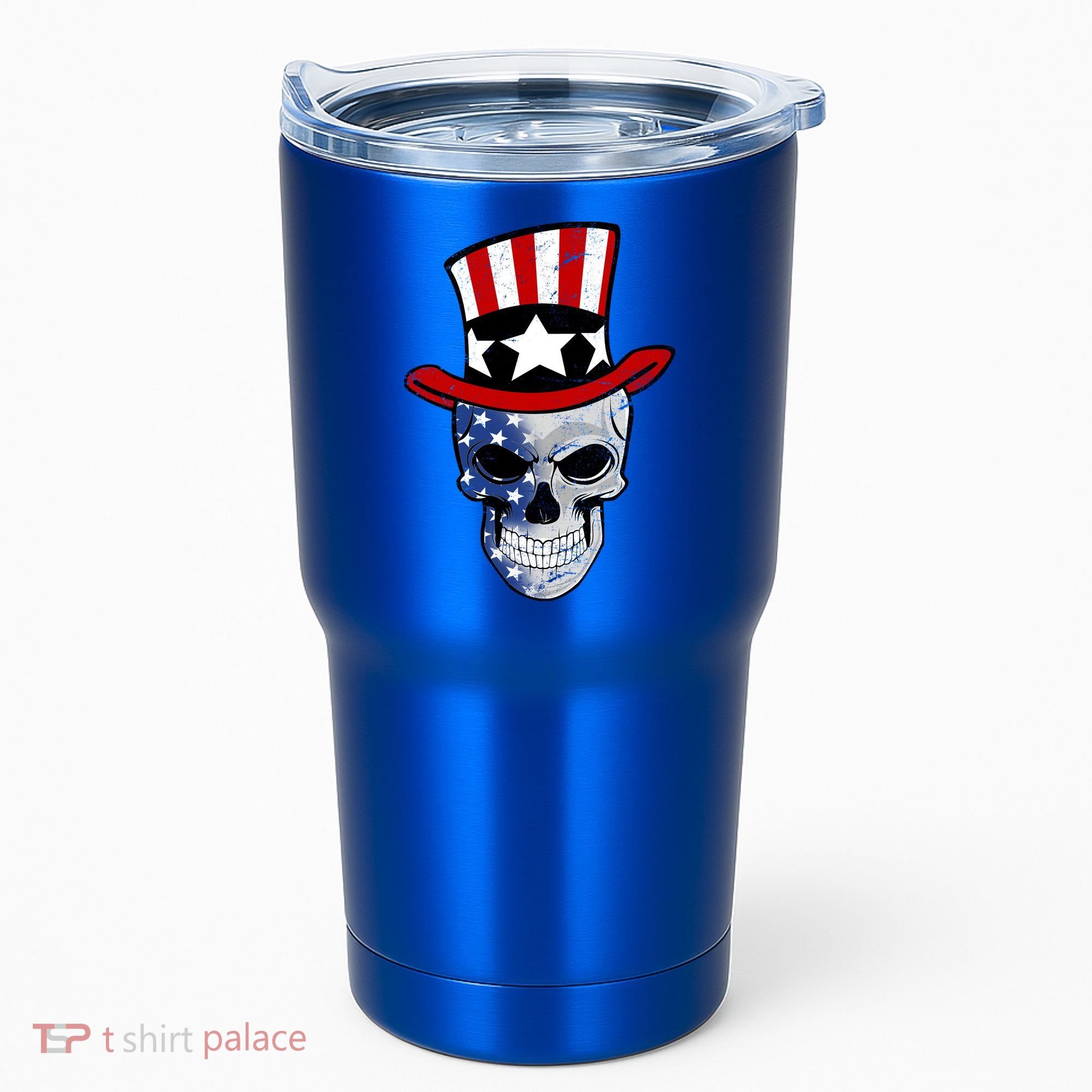Patriot Skull Tumbler