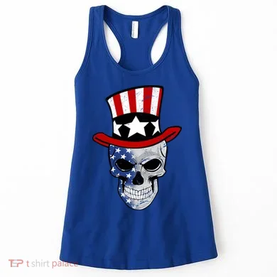 Patriot Skull Women's Tank Top