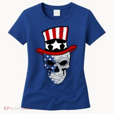 Patriot Skull Women's T-Shirt