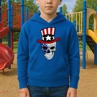 Patriot Skull Kids Hoodie thumb 2