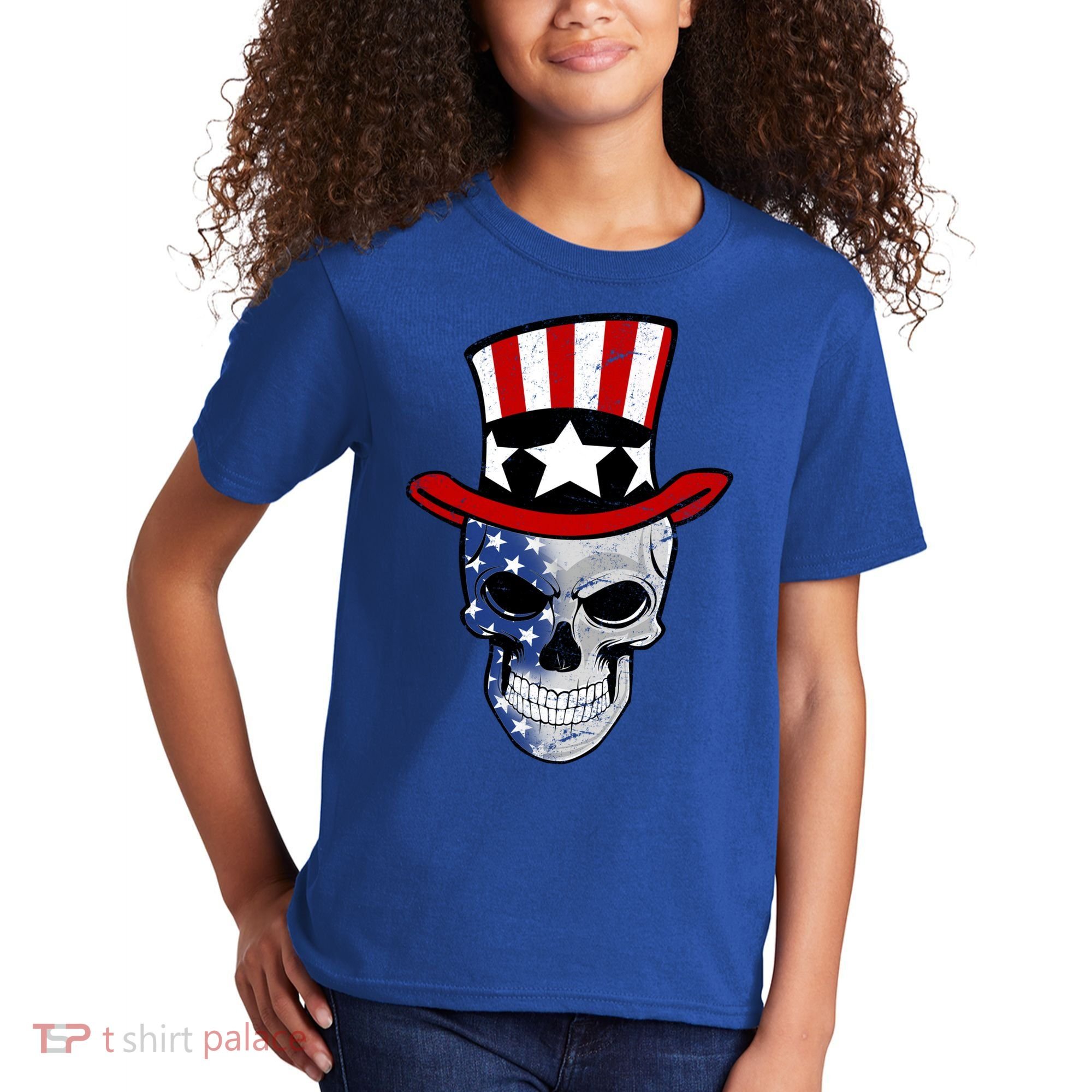 Patriot Skull Kids T-Shirt