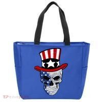 Patriot Skull Tote Bag thumb 0