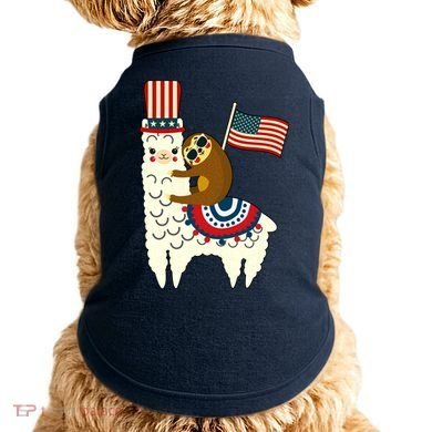 Patriot Sloth Llama Doggie Tank