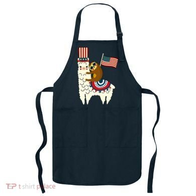 Patriot Sloth Llama Apron