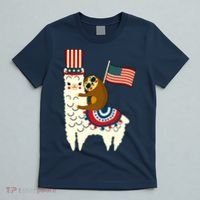 Patriot Sloth Llama T-Shirt thumb 5