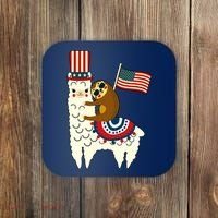 Patriot Sloth Llama Coaster thumb 0