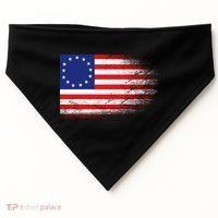 Patriotic 13 Colonies Flag Betsy Ross USA-Made Doggie Bandana thumb 0