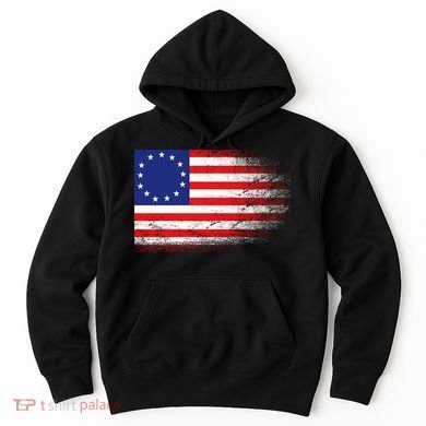 Patriotic 13 Colonies Flag Betsy Ross Hoodie