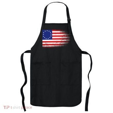 Patriotic 13 Colonies Flag Betsy Ross Apron