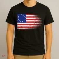 Patriotic 13 Colonies Flag Betsy Ross T-Shirt thumb 3