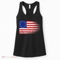 Patriotic 13 Colonies Flag Betsy Ross Women's Tank Top thumb 0