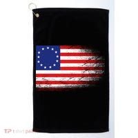Patriotic 13 Colonies Flag Betsy Ross Golf Towel thumb 0