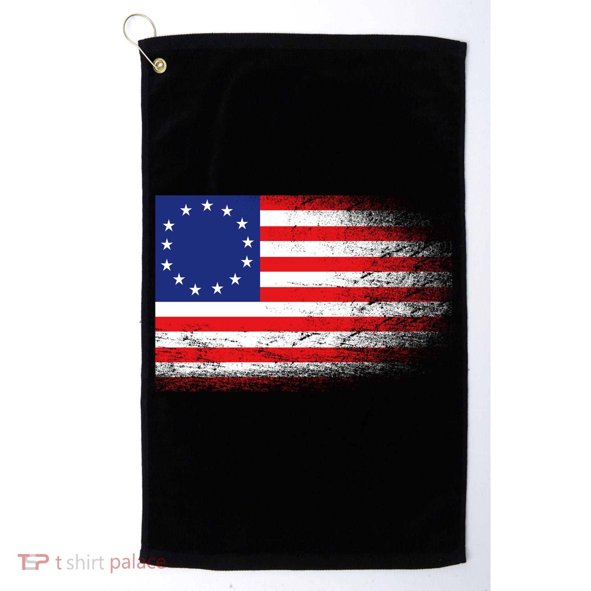 Patriotic 13 Colonies Flag Betsy Ross Golf Towel