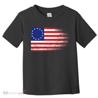 Patriotic 13 Colonies Flag Betsy Ross Toddler T-Shirt