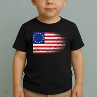 Patriotic 13 Colonies Flag Betsy Ross Toddler T-Shirt thumb 2