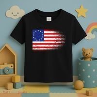 Patriotic 13 Colonies Flag Betsy Ross Toddler T-Shirt thumb 3