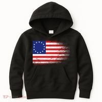 Patriotic 13 Colonies Flag Betsy Ross Kids Hoodie thumb 0