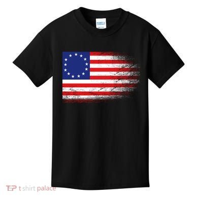 Patriotic 13 Colonies Flag Betsy Ross Kids T-Shirt
