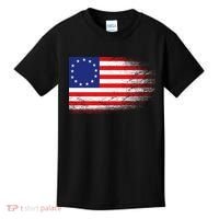 Patriotic 13 Colonies Flag Betsy Ross Kids T-Shirt thumb 0