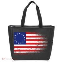 Patriotic 13 Colonies Flag Betsy Ross Tote Bag thumb 0