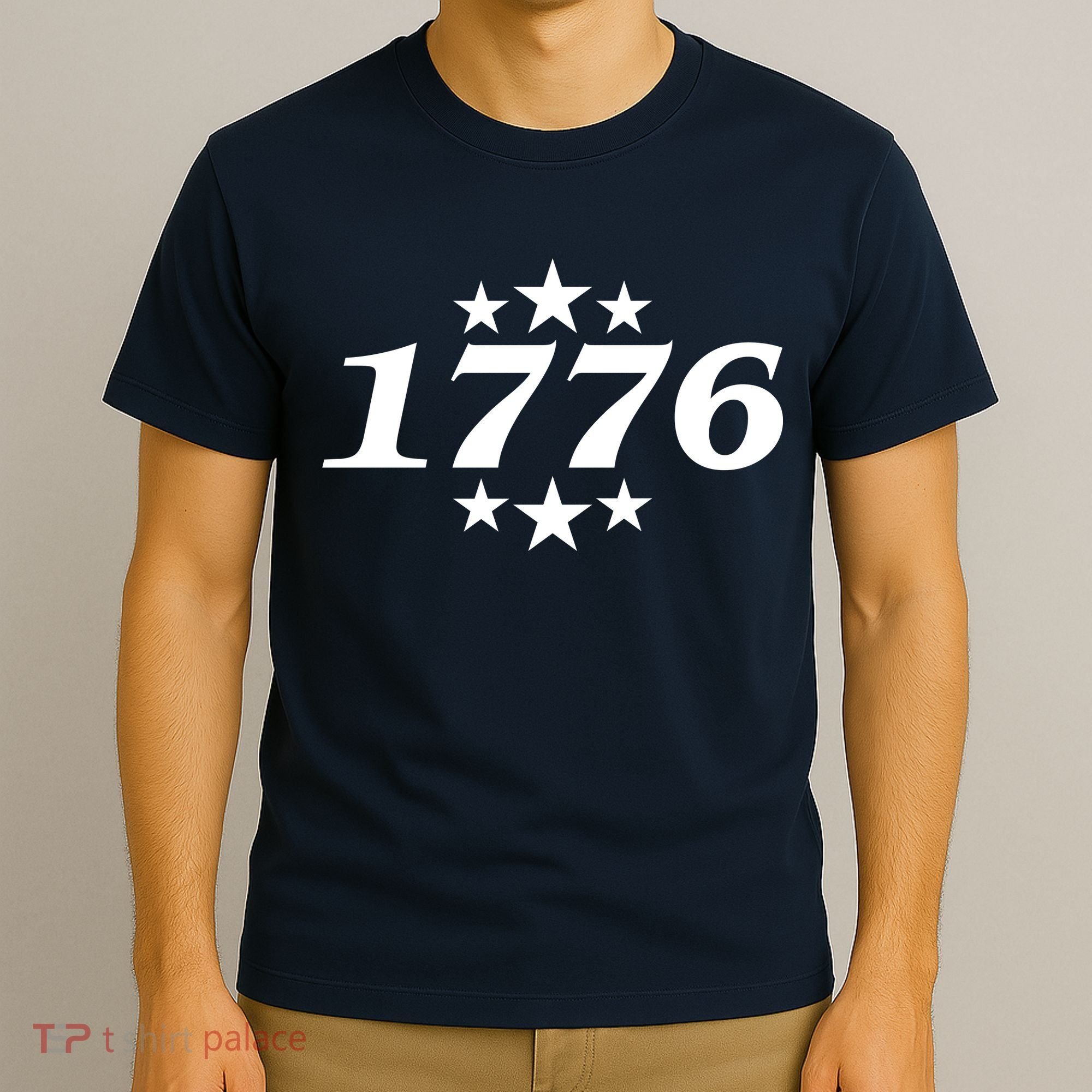 Patriotic 1776 USA 4th of July Stars T-Shirt