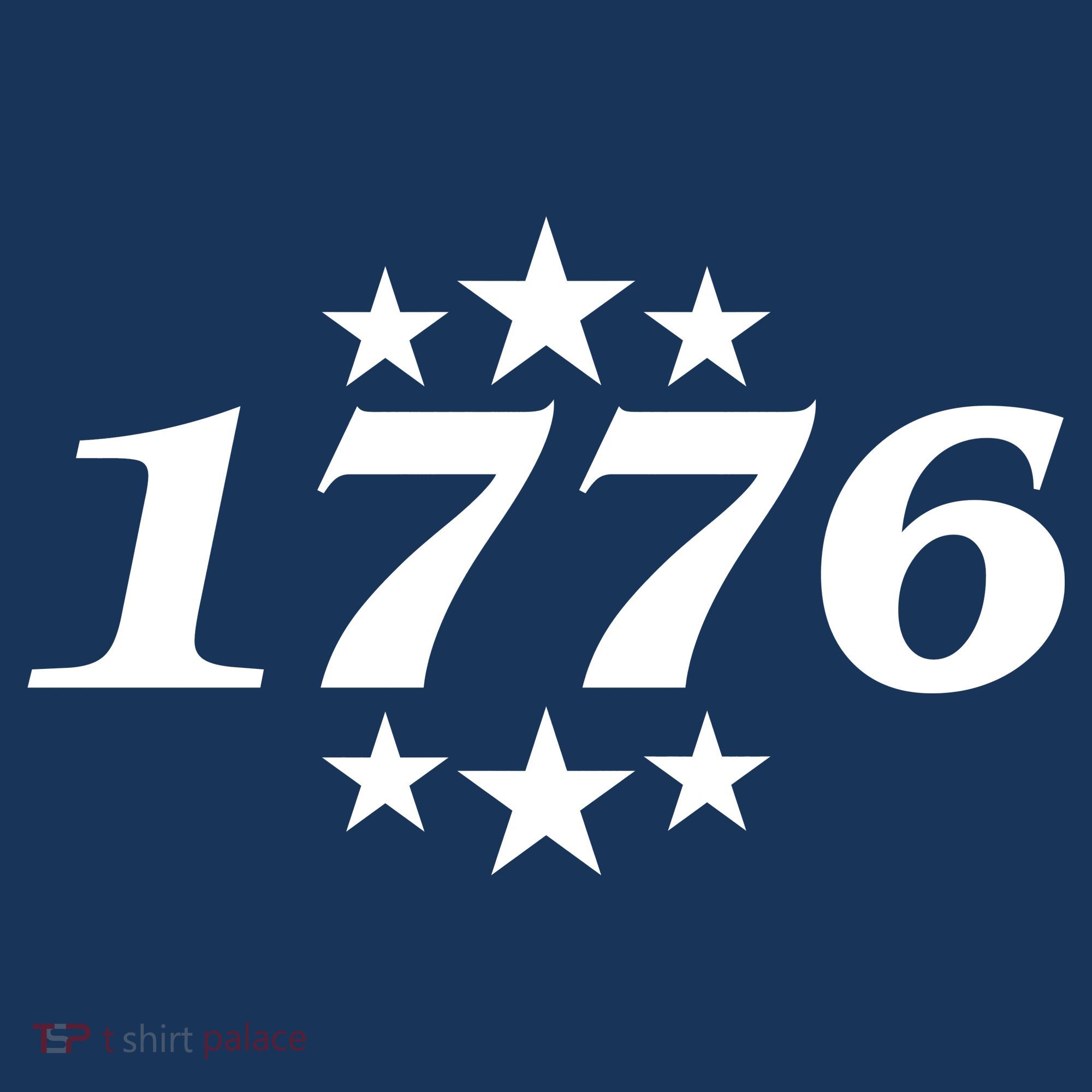 Patriotic 1776 USA 4th of July Stars T-Shirt
