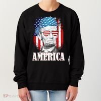 Patriotic Abraham Lincoln America Women's Sweatshirt thumb 0