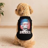 Patriotic Abraham Lincoln America Doggie Tank thumb 2