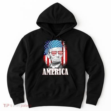 Patriotic Abraham Lincoln America Hoodie