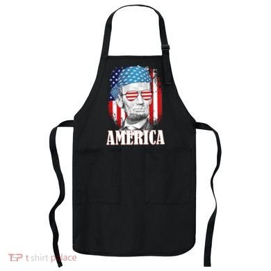 Patriotic Abraham Lincoln America Apron