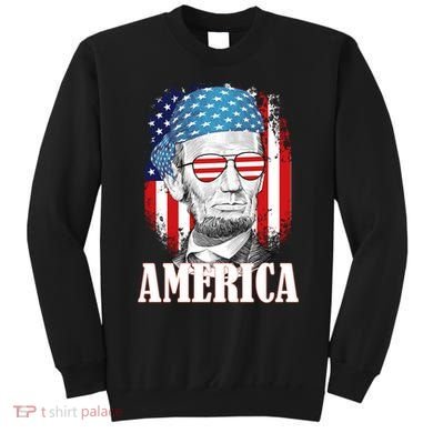 Patriotic Abraham Lincoln America Sweatshirt