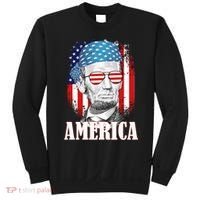 Patriotic Abraham Lincoln America Sweatshirt thumb 0