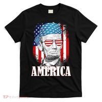 Patriotic Abraham Lincoln America T-Shirt thumb 0