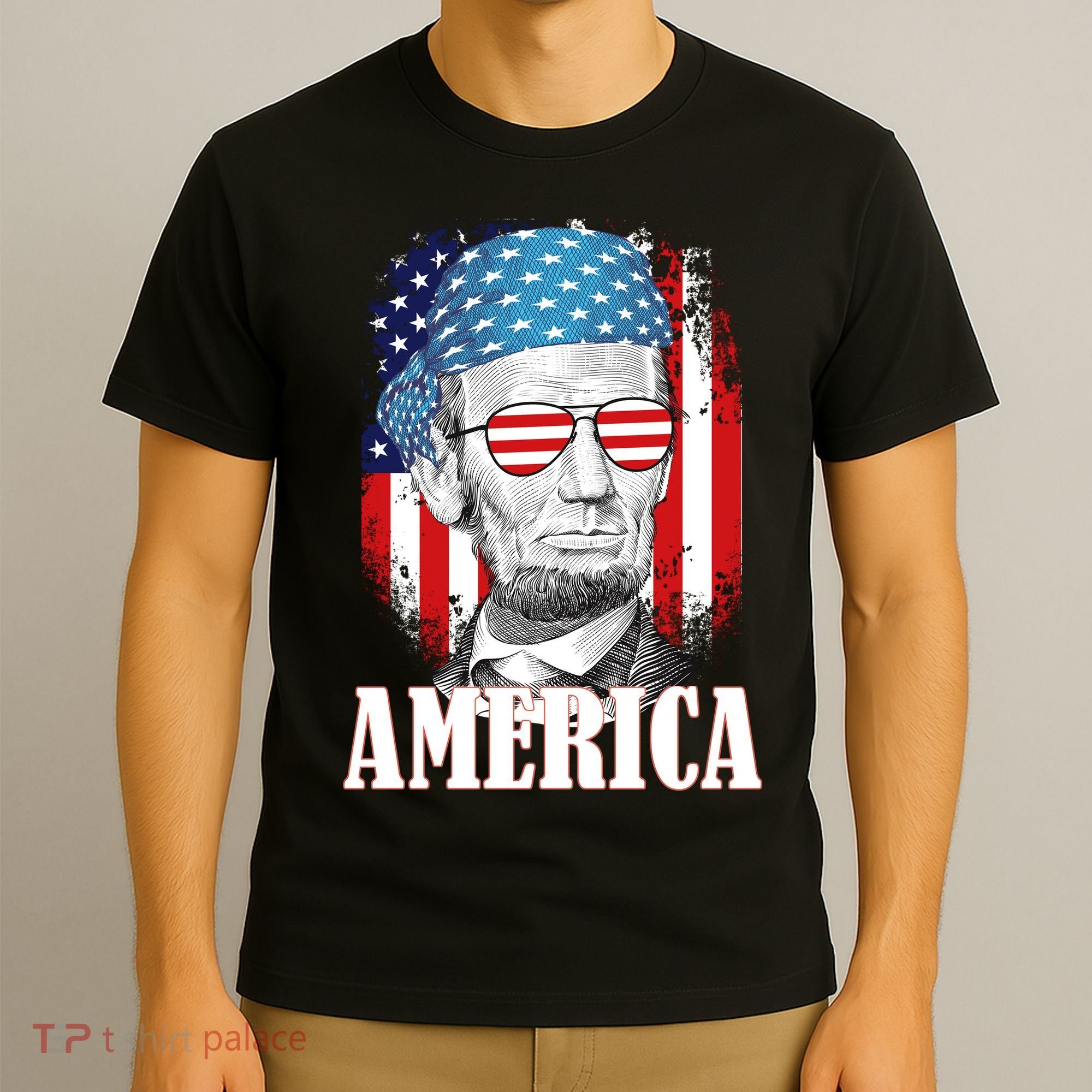 Patriotic Abraham Lincoln America T-Shirt