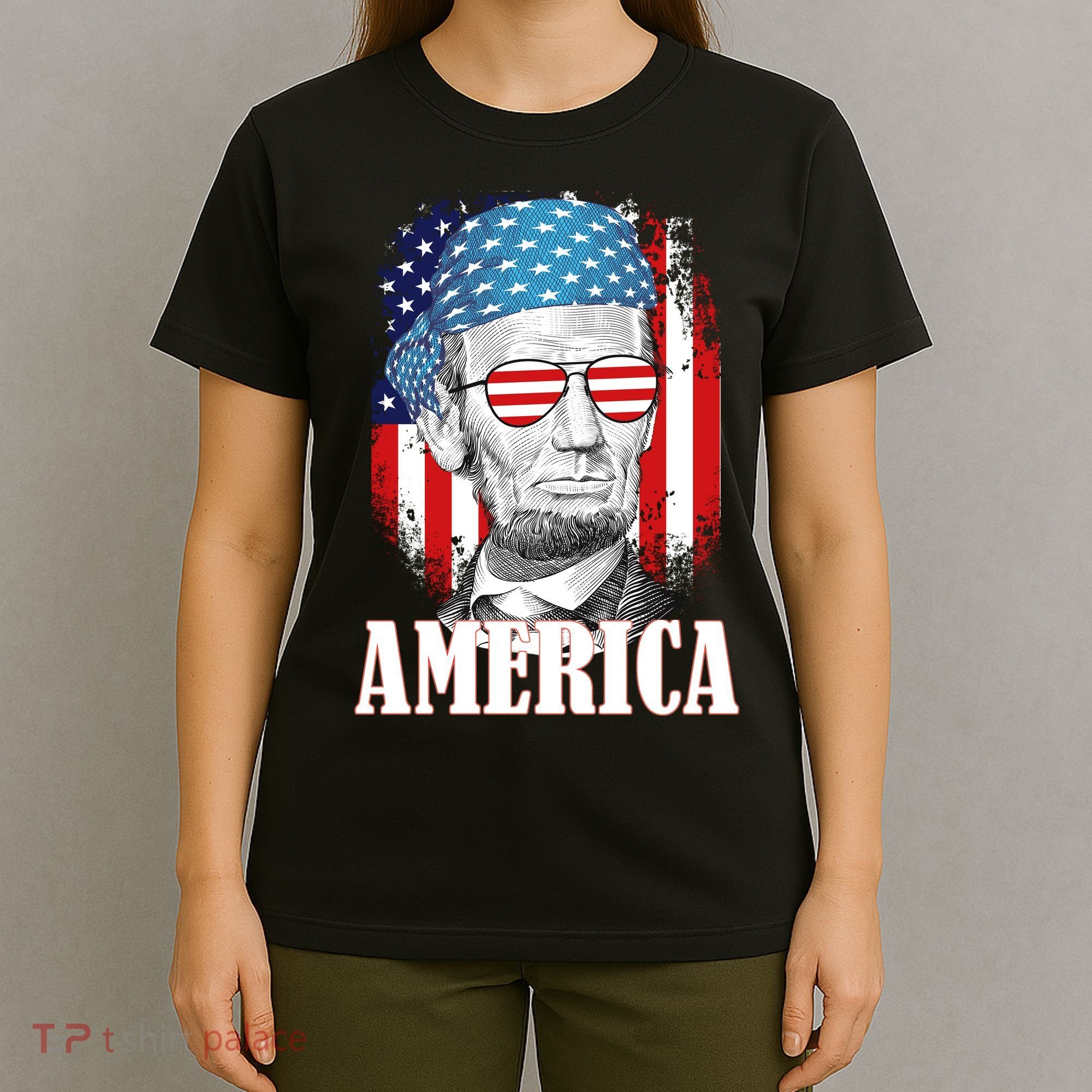 Patriotic Abraham Lincoln America T-Shirt