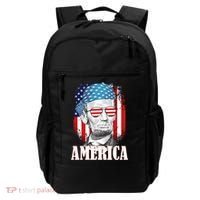 Patriotic Abraham Lincoln America Backpack thumb 0