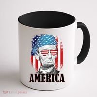 Patriotic Abraham Lincoln America Coffee Mug thumb 1